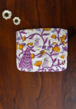 Purple Pine Cotton Wallet