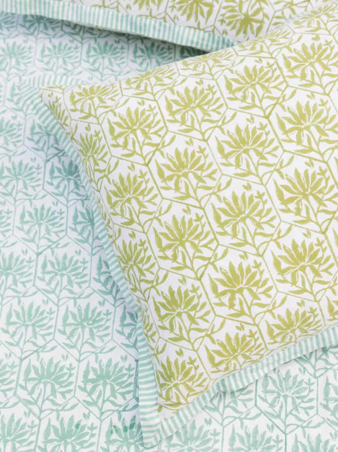 Pushpavali Block Printed Cotton Bedsheet