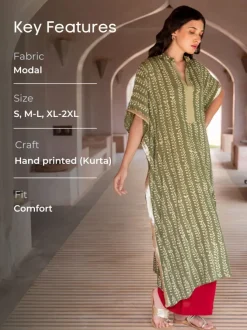 Raabta Modal Kaftan Kurta
