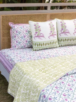 Raat Ki Raani Block Printed Cotton Quilt