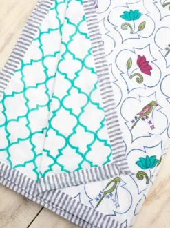 Rambagh Block Printed Muslin Dohar