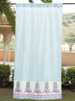 Rangotsav Hand Block Printed Cotton Curtain