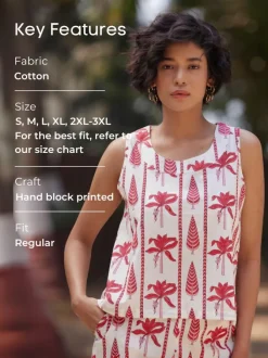 Ravello Block Printed Co-ord Set of 2