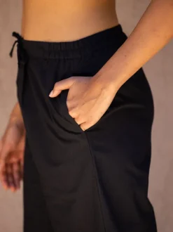 Raya Black Cotton Pants