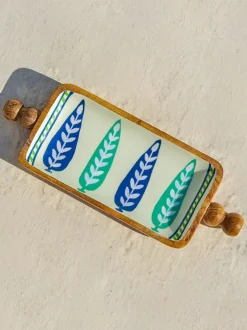 Reed Wooden Platter