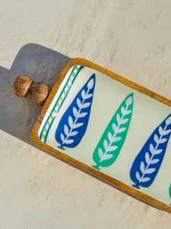 Reed Wooden Platter