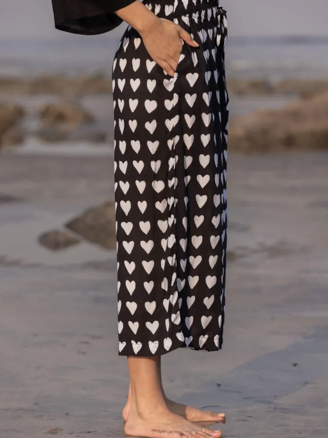 Rooh Solid Black Co-ord Set of 2