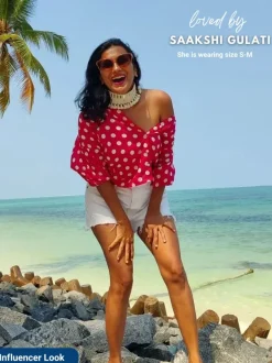 Rose Pink Modal Kaftan Top - Comfort Fit