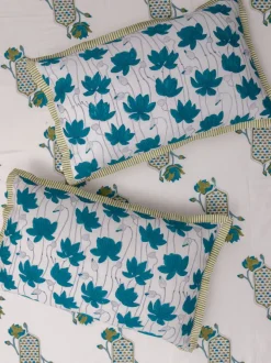 Saagar Hand Block Printed Cotton Bed Sheet