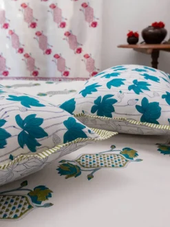 Saagar Hand Block Printed Cotton Bed Sheet