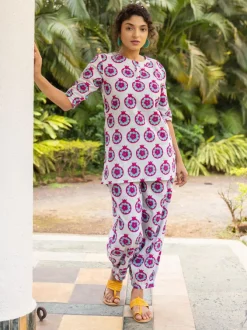 Saathiya Block Printed Cotton Top