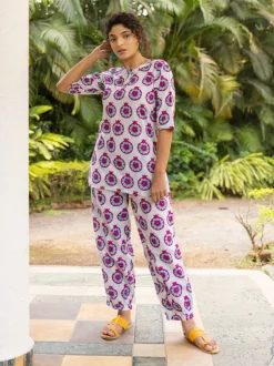 Saathiya Block Printed Cotton Top