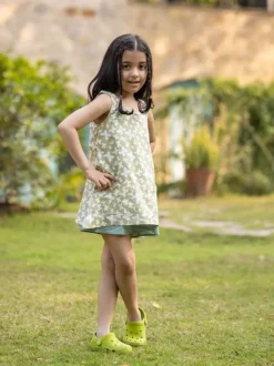 Safari Organic Cotton Layered Dress
