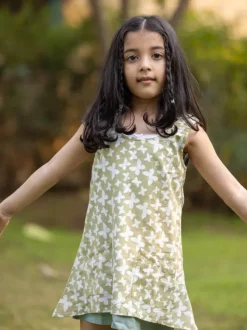 Safari Organic Cotton Layered Dress
