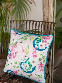 Sakura Cotton Cushion Cover - 16 Inch