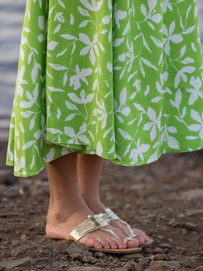Sakura Sleeveless Twill Dress