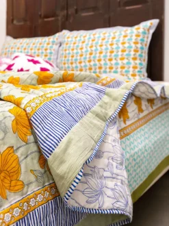 Samriddhi Block Printed Cotton Quilt