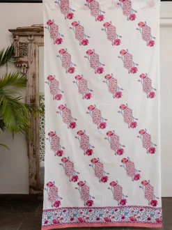Saroj Hand Block Printed Cotton Curtain