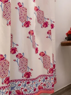 Saroj Hand Block Printed Cotton Curtain
