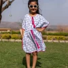 Seahorse Organic Cotton Block Printed Kaftan for Kids