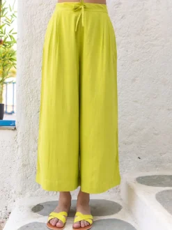 Seira Slub Palazzo Pants