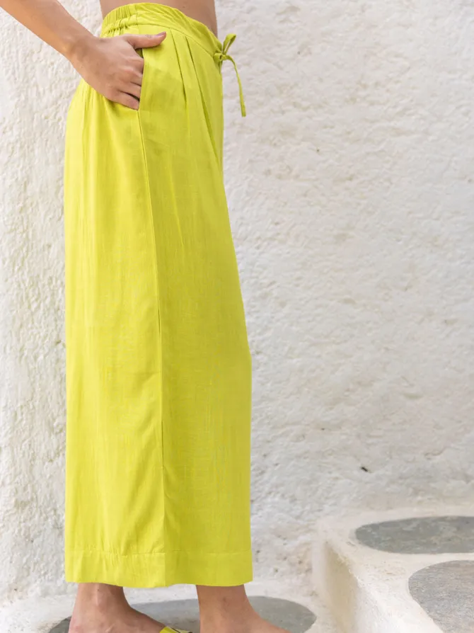 Seira Slub Palazzo Pants