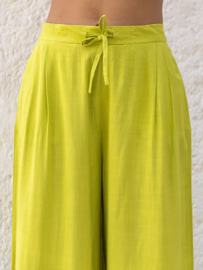Seira Slub Palazzo Pants