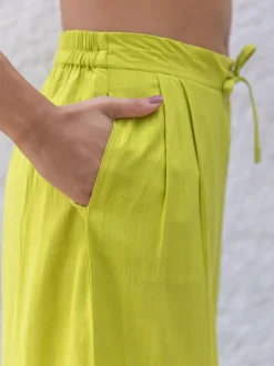 Seira Slub Palazzo Pants