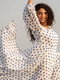 Senorita Balloon Sleeve Dress