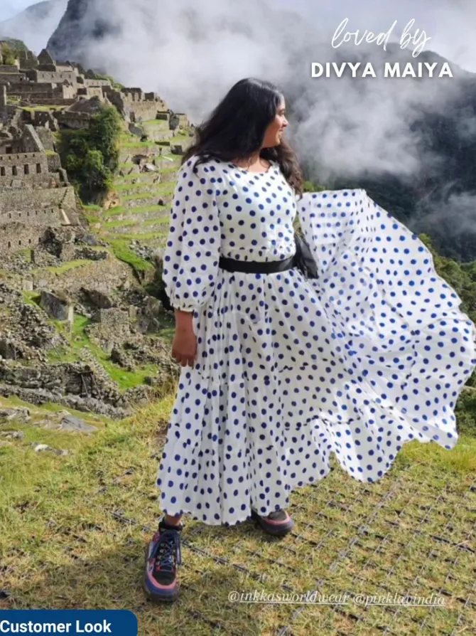 Senorita Balloon Sleeve Dress