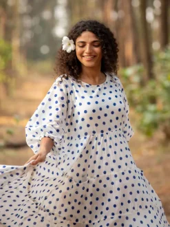 Senorita Balloon Sleeve Dress