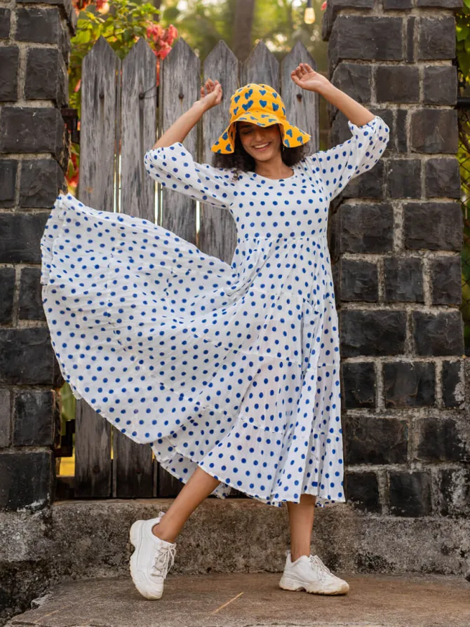 Senorita Balloon Sleeve Dress
