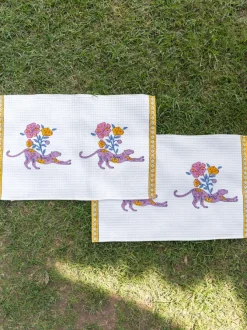 Set of 2 - Adbhut Block Printed Cotton Hand Towel