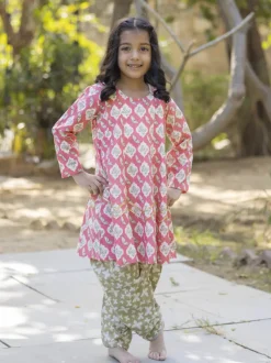 Set of 2 - Akira Organic Cotton Kurta and Dhoti Pants