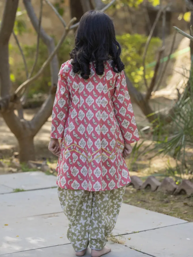 Set of 2 - Akira Organic Cotton Kurta and Dhoti Pants