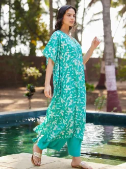 Set of 2 - Ayame Kaftan Kurta and Palazzo Set