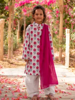 Set of 3 - Baagh Cotton Salwar Kameez Set