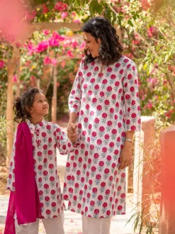 Set of 3 - Baagh Cotton Salwar Kameez Set