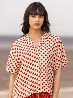 Set of 2 - Bandagi Modal Shirt Top & Wraparound Pants