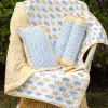 Set of 5 - Boaters Paradise Hand Block Printed Bedding Set For Kids