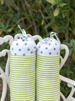 Set of 2 - Bounce Hand Block Printed Baby Bolster