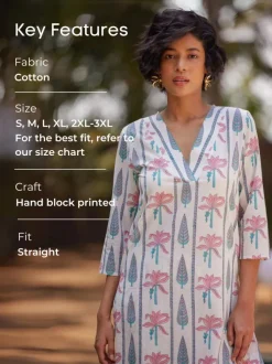 Set of 2 - Capri Kurta and Lantern Pants