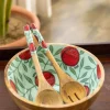 Set of 3 - Chambal Salad Bowl With Serving Spoons