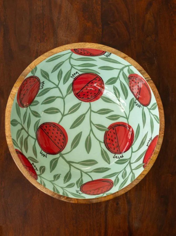 Set of 3 - Chambal Salad Bowl With Serving Spoons