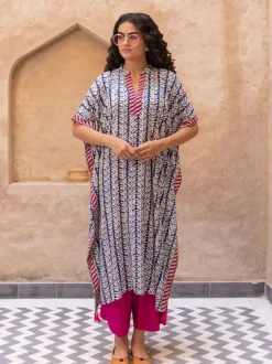 Set of 2 - Cocktail Kaftan Kurta and Palazzo