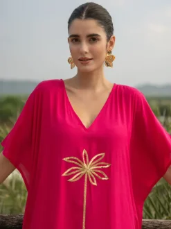 Set of 2 - Desert Rose Kaftan Kurta Set