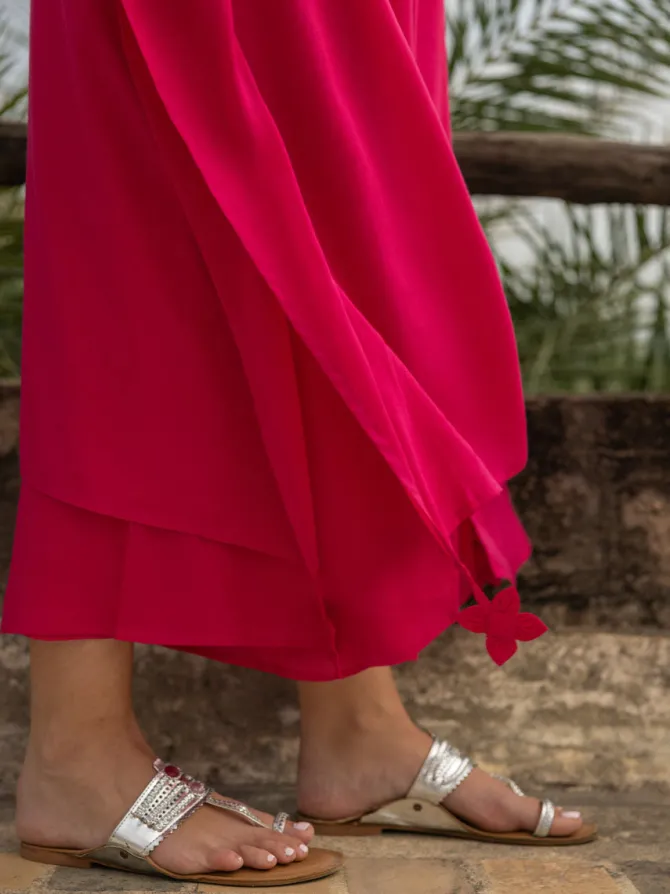 Set of 2 - Desert Rose Kaftan Kurta Set