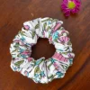 Set of 2 - Dilbar Pine Cotton Scrunchie