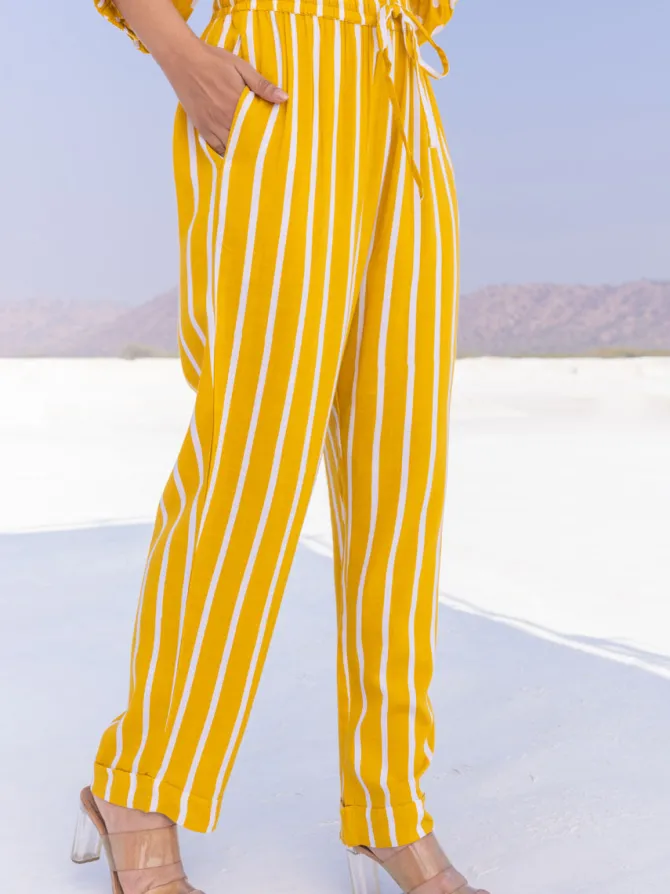 Set of 2 - Emily Yellow Co-ord Set