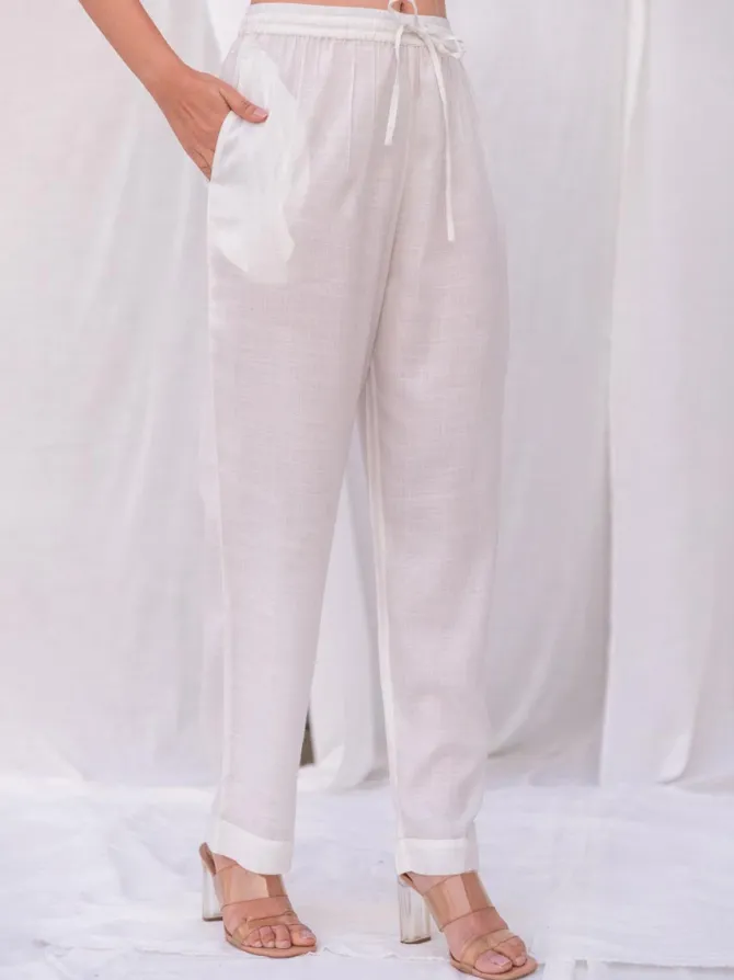 Set of 2 - Fiona Ivory Shirt and Pants